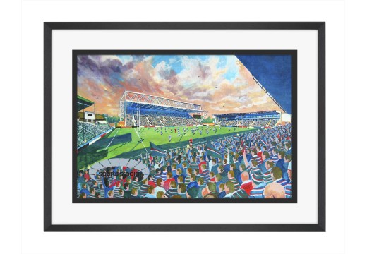 Welford Road Stadium Fine Art Print - Leicester Tigers Rugby Union